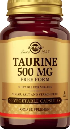Solgar Tauriini 500 mg ravintolisä 50 kaps.