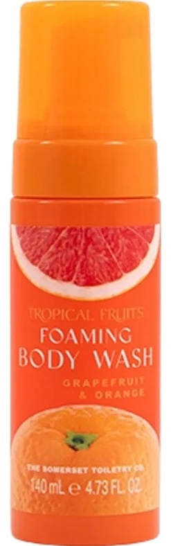 Somerset TROPICAL FRUITS Vartalon puhdistusvaahto Greippi & Appelsiini 140 ml