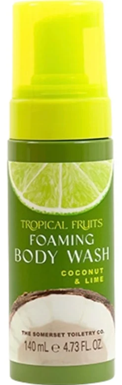 Somerset TROPICAL FRUITS Vartalon puhdistusvaahto Kookos & Lime 140 ml