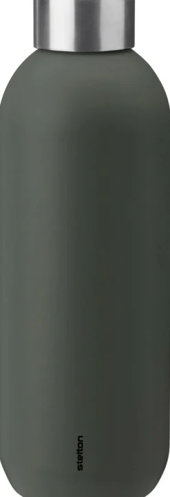 Stelton Keep Cool juomapullo 0,6 l, metsänvihreä