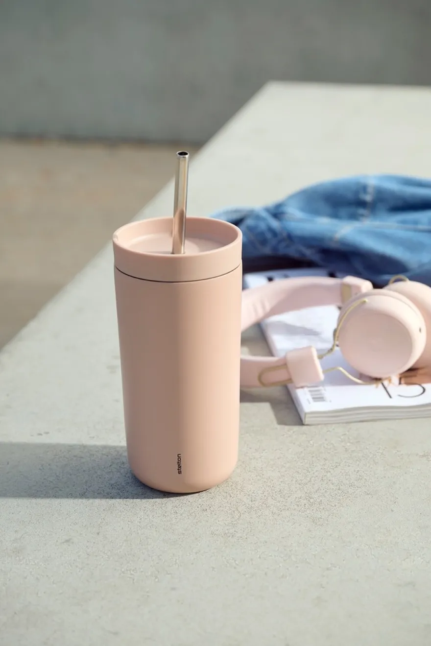 Stelton To-Go Sip termosmuki teräspillillä 0,4 l, kanerva