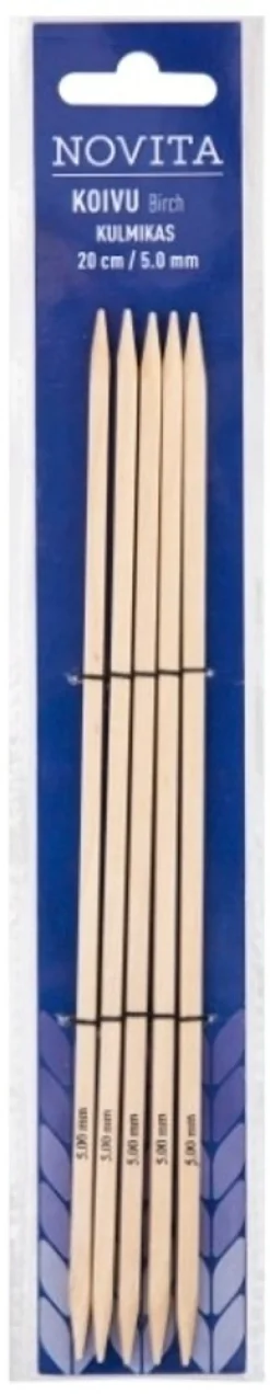 Sukkapuikko kulmikas koivu 20cm 5.0