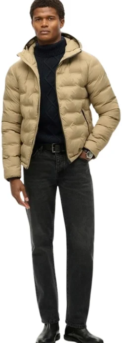 Superdry Hooded quilted puffer takki