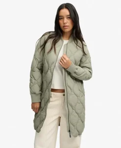 Superdry Long Onion Quilt Liner takki