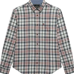 Superdry puuvillainen ruudullinen kauluspaita