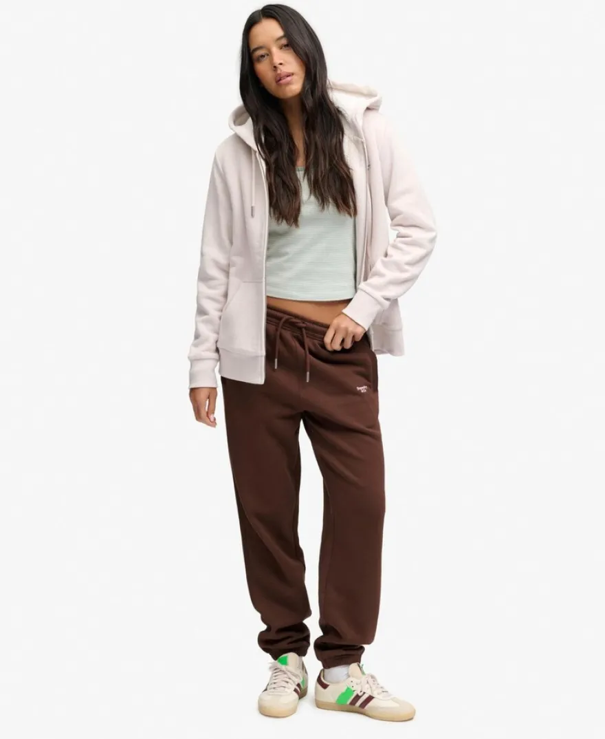 Superdry Signature Emb Cuffed collegehousu