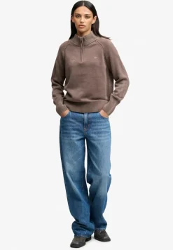 Superdry Washed Halfzip neule