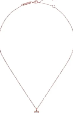 Ted Baker Hannela crystal heart rose gold riipus