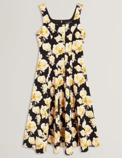 Ted Baker printtikuvioinen hihaton A-linjainen mekko Dennya