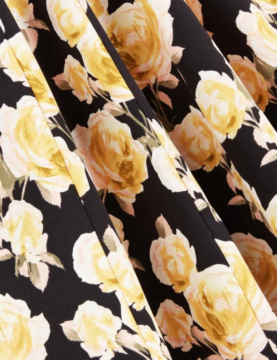 Ted Baker printtikuvioinen hihaton A-linjainen mekko Dennya