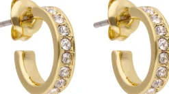 Ted Baker Seenita crystal nano gold korvarenkaat