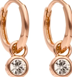 Ted Baker Sinalaa crystal rose gold korvarenkaat