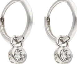 Ted Baker Sinalaa crystal silver korvarenkaat