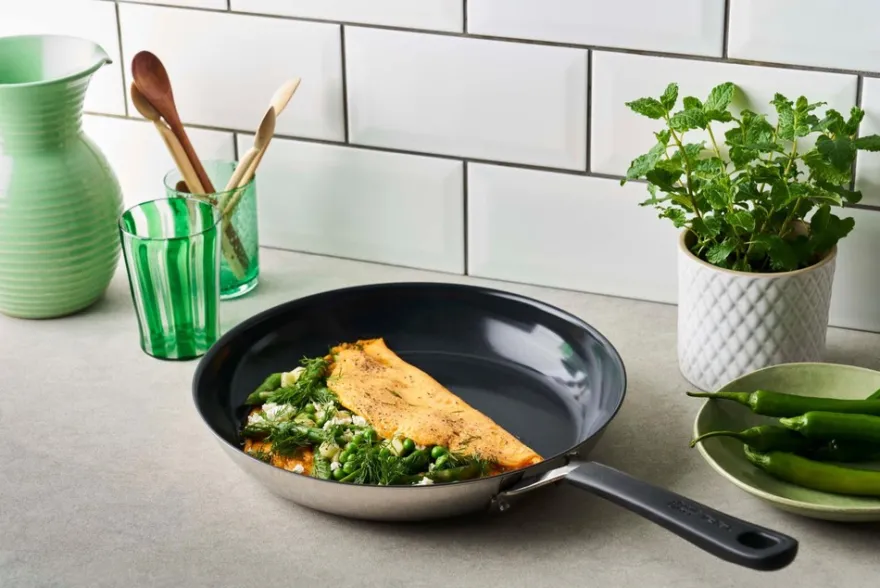 Tefal Jamie Oliver Easy Cook SS Ceramic paistinpannu 24 cm E3370435