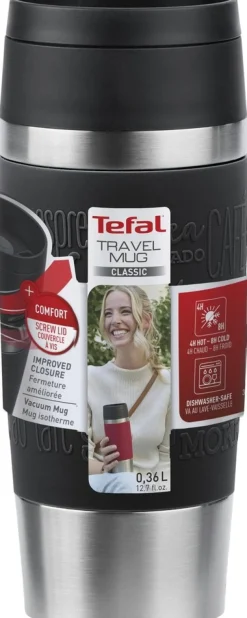 Tefal termosmuki 0,36 l, musta