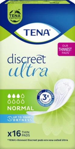 TENA Discreet Ultra side Normal 16 kpl