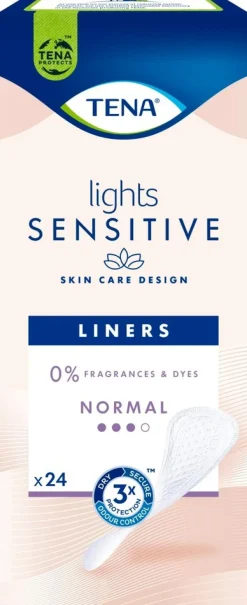 TENA lights SENSITIVE Liner pikkuhousunsuoja 24 kpl