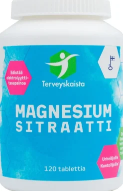 Terveyskaista MagnesiumSitraatti 120 tabl.