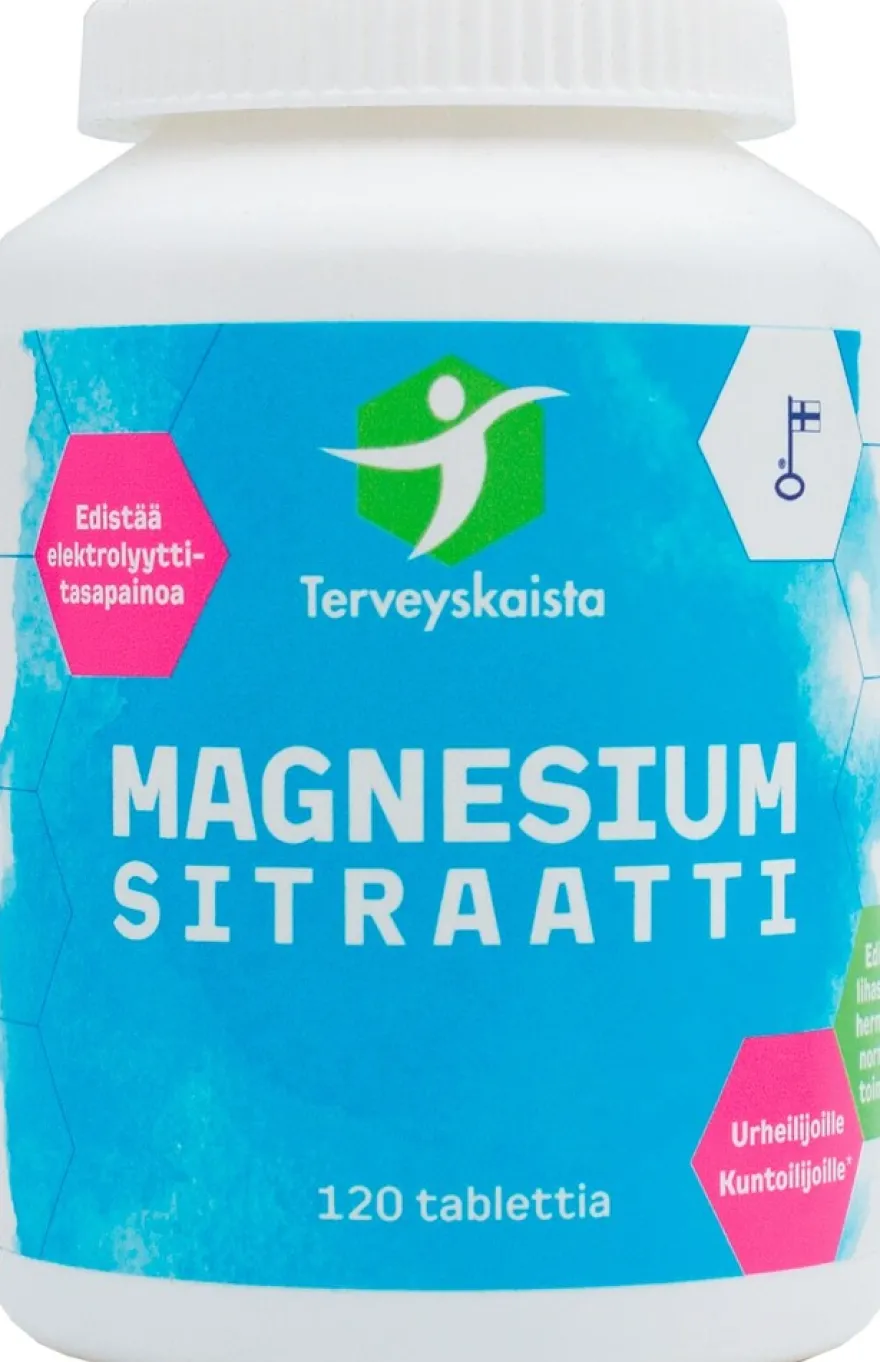 Terveyskaista MagnesiumSitraatti 120 tabl.