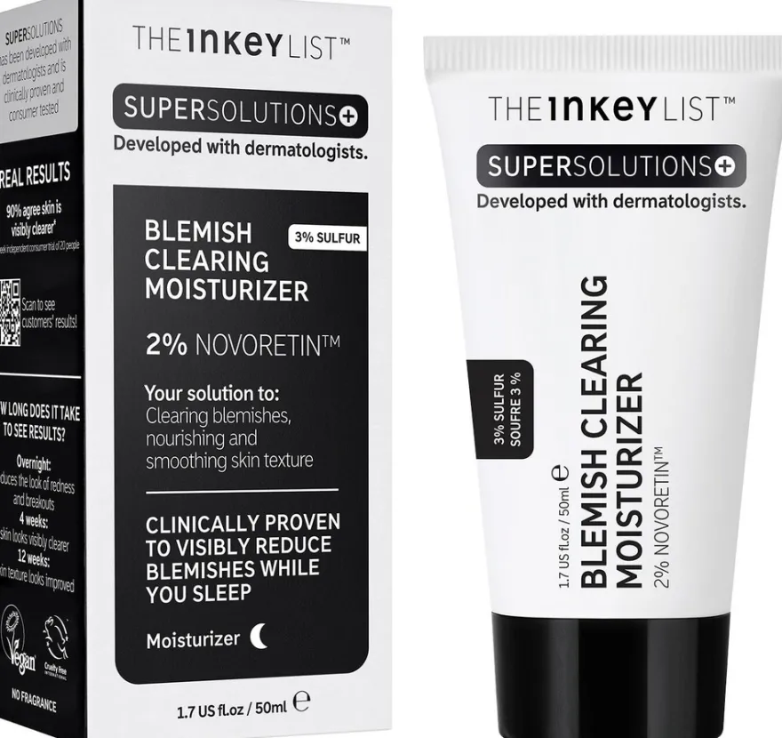The Inkey List Blemish Clearing Moisturizer 2% Novoretin