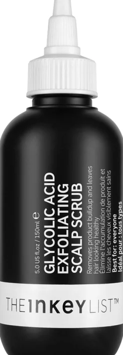 The Inkey List Glycolic Acid Exfoliating Scalp Scrub kuorinta hiuspohjalle 150 ml