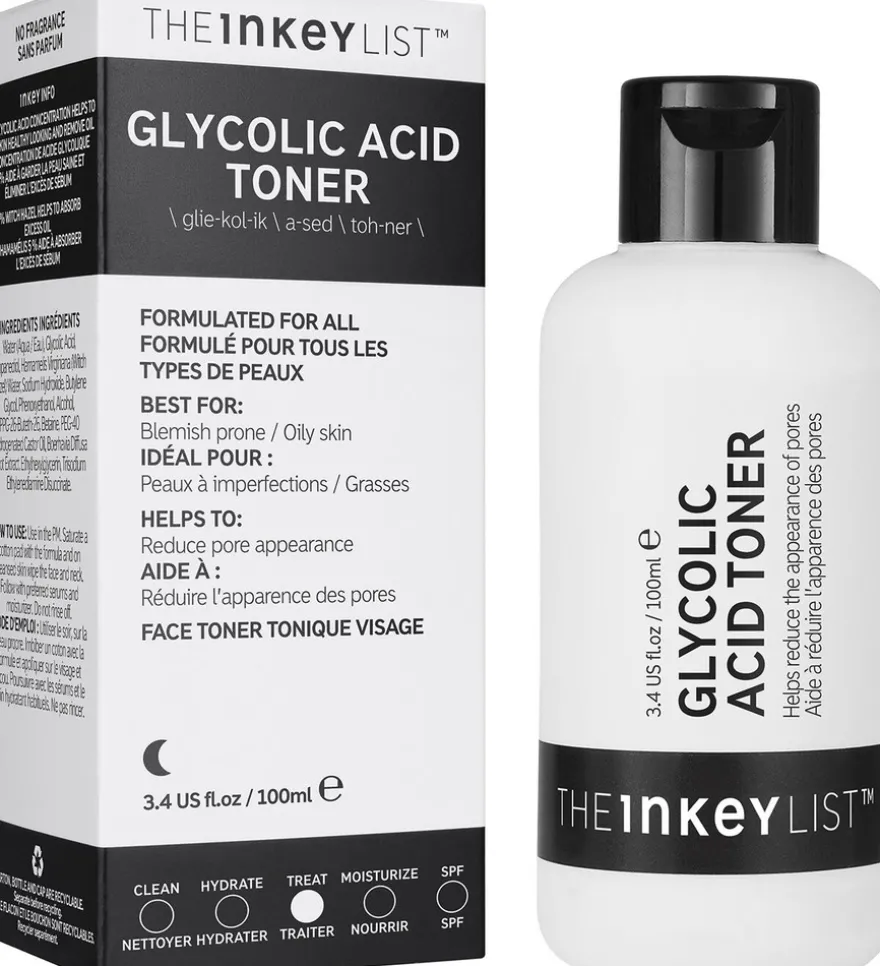The Inkey List Glycolic Acid Toner kasvovesi 100 ml