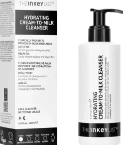 The Inkey List Hydrating Cream to Milk puhdistusemulsio 180ml