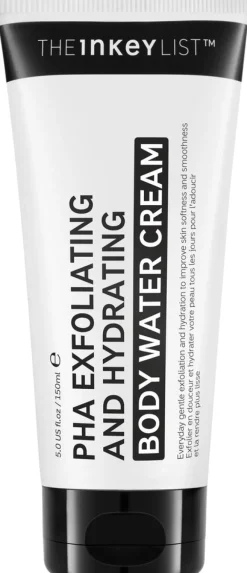 The Inkey List PHA Exfoliating Body Water Cream vartalovoide 150 ml