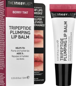 The Inkey List Tripeptide Plumping Lip Balm Berry huulirasva 10 ml