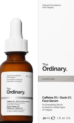 The Ordinary Caffeine 3% + Escin 1% Face Serum 30 ml seerumi