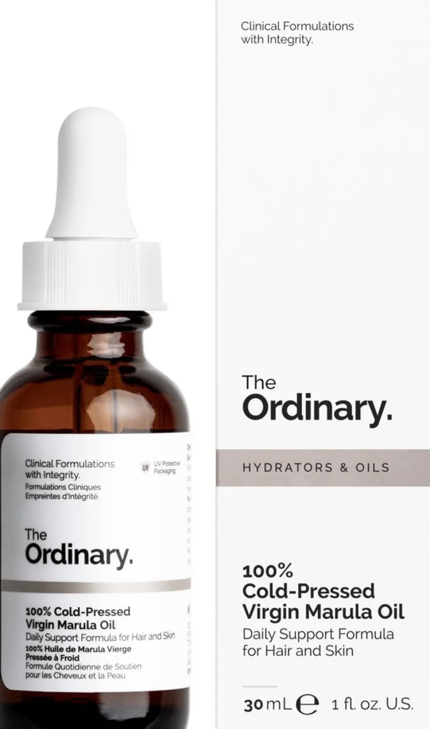 The Ordinary 100% Cold-Pressed Virgin Marula Oil hoitoöljy 30 ml