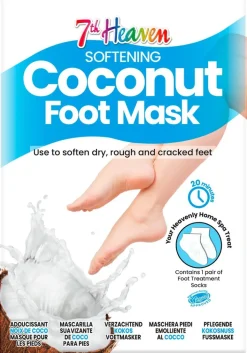 7th Heaven Coconut Foot Mask sukat 1 Pari