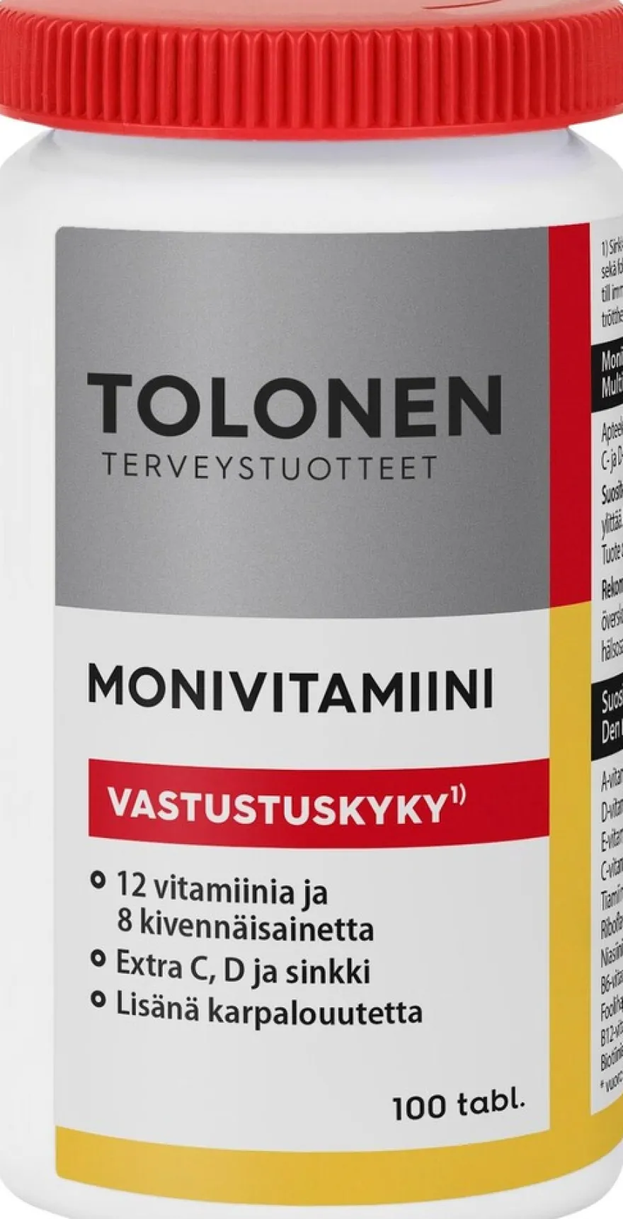 Tolonen Monivitamiini Vastustuskyky 100 tabl.