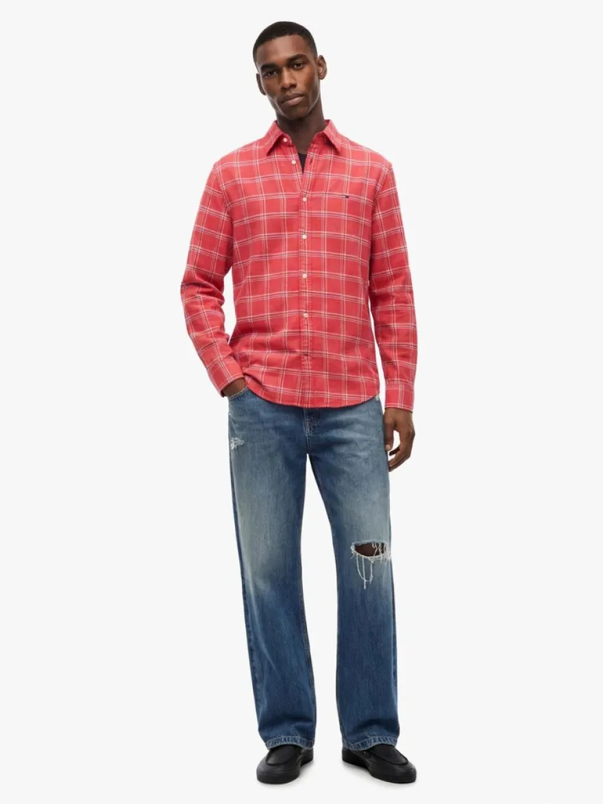 Tommy Jeans kauluspaita Tjm reg twill check