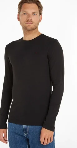 Tommy Jeans Long Sleeved Ribbed Organic trikoopaita