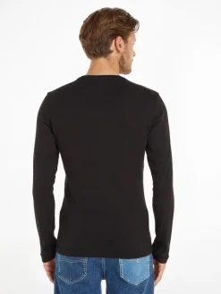 Tommy Jeans Long Sleeved Ribbed Organic trikoopaita