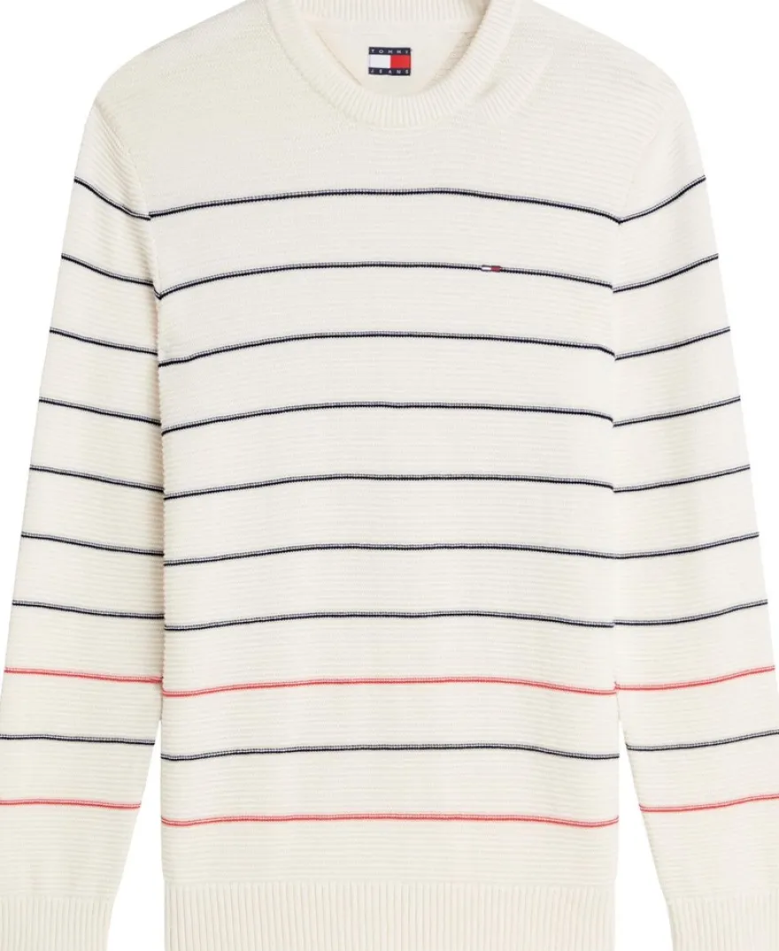 Tommy Jeans neule Tjm slim stripe sweater ext