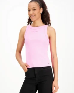 Tommy Jeans Slim Ess Logo Rib tank toppi