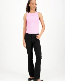 Tommy Jeans Slim Ess Logo Rib tank toppi