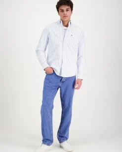 Tommy Jeans Tjm reg stripe oxford shirt kauluspaita