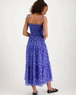 Tommy Jeans Tjw aop chiffon maxi mekko