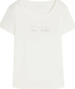 Tom Tailor t-paita Logo Rhinestones