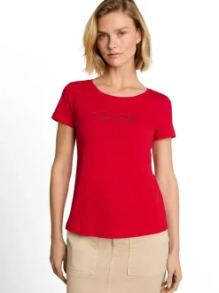 Tom Tailor t-paita logo rhinestones