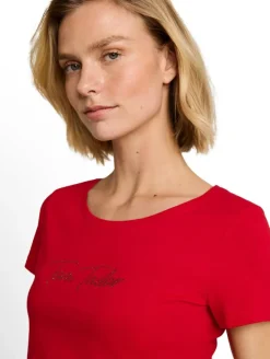 Tom Tailor t-paita logo rhinestones