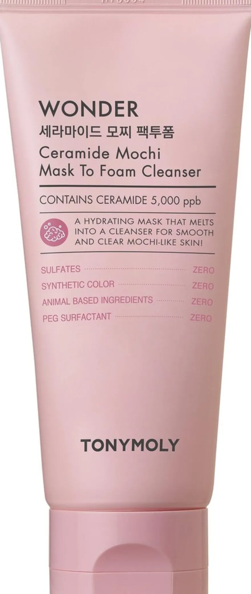 TONYMOLY WONDER Mochi Mask To Foam Cleanser -puhdistava kasvonaamio 120ml