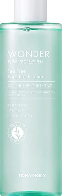 TONYMOLY Wonder Tea Tree Pore Fresh Toner kasvovesi 500ml