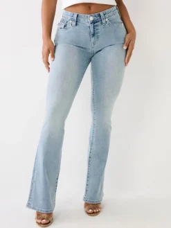 True Religion BECCA MID RISE BOOT CUT FLAP