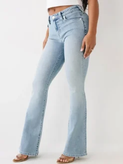 True Religion BECCA MID RISE BOOT CUT FLAP