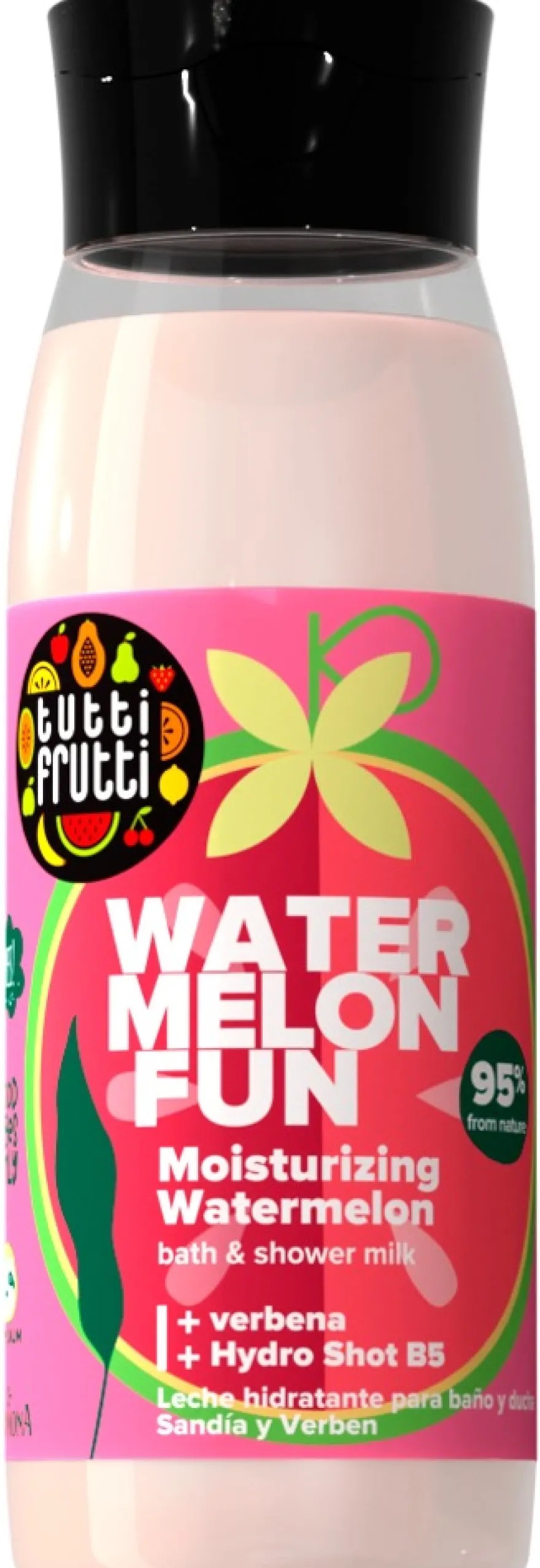 Tutti Frutti kosteuttava kylpy- ja suihkusaippua Watermelon and Verbena 400 ml