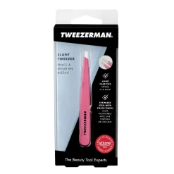 TWEEZERMAN Slant Tweezer Pretty in Pink 1pcs.